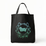 Classy Weathered Coton de Tulear Tote Bags