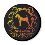 Classy Weathered Irish Terrier Fridge Magnet