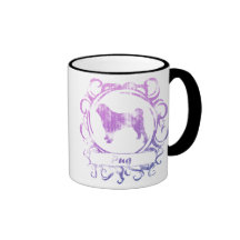 Classy Weathered Pug Coffee Mugs