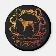 Classy Weathered Spinone Italiano Fridge Magnets