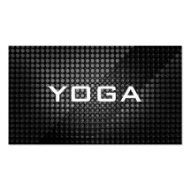 Classy YOGA Instructor Business Card