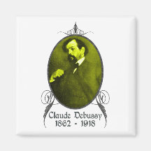 Claude Debussy Fridge Magnets