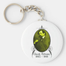 Claude Debussy Keychain