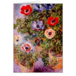 Claude Monet: Anemones Card