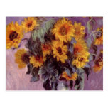 Claude Monet - Bouquet of Sunflowers Post Card