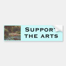 Claude Monet Bumper Sticker