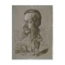 Claude Monet Caricature of L?on Manchon c. 1855-18 Post Card