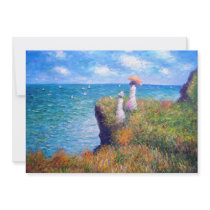 Claude Monet: Cliff Walk at Pourville Invitations