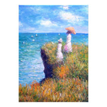 Claude Monet: Cliff Walk at Pourville Invite