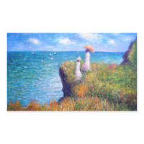 Claude Monet: Cliff Walk at Pourville Stickers