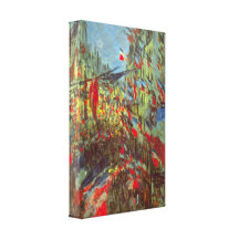 Claude Monet - Festivities Gallery Wrap Canvas