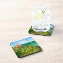 Claude Monet: Fishermans Cottage At Varengeville Coaster