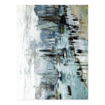 Claude Monet, Fishing Boats Leaving the Harbour, L Post Card
