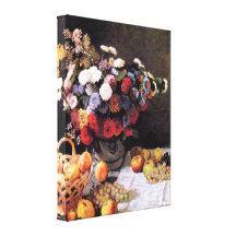 Claude Monet - Flowers and Fruits Gallery Wrap Canvas
