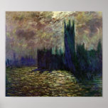 Claude Monet-Houses of Parliament Poster
