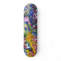 Claude Monet: Iris Garden by Giverny Skateboards
