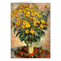 Claude Monet: Jerusalem Artichokes Greeting Cards
