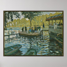Claude Monet - La Grenouillere Print