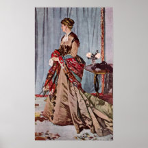 Claude Monet - Madame Gaudibert Poster
