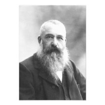 Claude Monet Photo by Felix Nadar in 1899 Personalized Invite