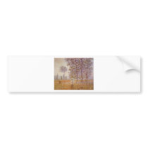 Claude Monet - Poplars in the Sun Bumper Stickers