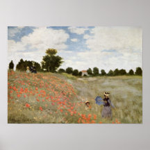 Claude Monet - Poppies Print