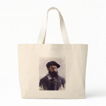 Claude Monet - Self-portrait in Beret 1886 Tote Bags
