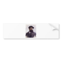 Claude Monet - Self-portrait in Beret 1886 Bumper Stickers