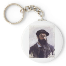 Claude Monet - Self-portrait in Beret 1886 Key Chains