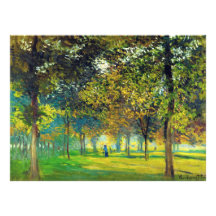 Claude Monet: The Allee Du Champ De Foire Custom Invitation