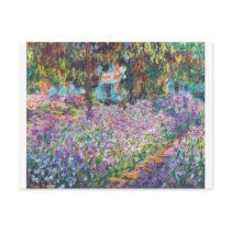 Claude Monet - The Artist's Garden at Givern Post Card