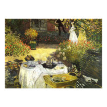 Claude Monet: The Lunch Personalized Announcement