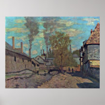 Claude Monet - The stream of Robec Poster
