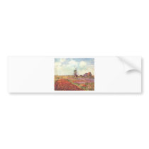 Claude Monet Tulips in Holland Bumper Stickers