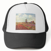 Claude Monet Tulips in Holland Trucker Hat