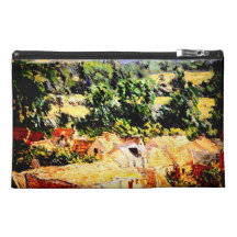 Claude Monet - Vue du village de Giverny Trousses À Accessoires De Voyage
