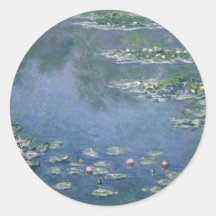 Claude Monet - Water Lilies - 1906 Ryerson Stickers