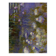 Claude Monet Water-Lilies 1914-1917 Technique Oil Post Card