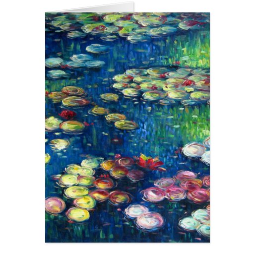 Claude Monet: Water Lilies 3 Card