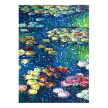 Claude Monet: Water Lilies 3 Personalized Invite