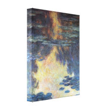 Claude Monet - Water lilies and landscape Gallery Wrap Canvas