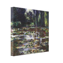 Claude Monet - Water lilies and landscape Gallery Wrap Canvas