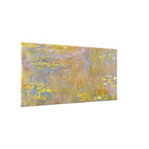 Claude Monet - Water Lilies ( Yellow Nirvana) Gallery Wrapped Canvas