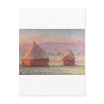 Claude Monet - White Frost Sunrise Post Cards