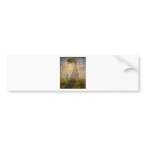 Claude Monet: Woman with a Parasol, 1875 Bumper Sticker