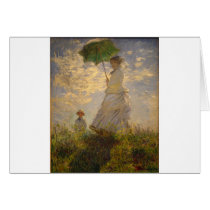 Claude Monet: Woman with a Parasol, 1875 Cards