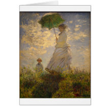 Claude Monet: Woman with a Parasol, 1875 Cards