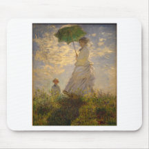 Claude Monet: Woman with a Parasol, 1875 Mouse Pad
