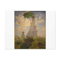 Claude Monet: Woman with a Parasol, 1875 Postcard