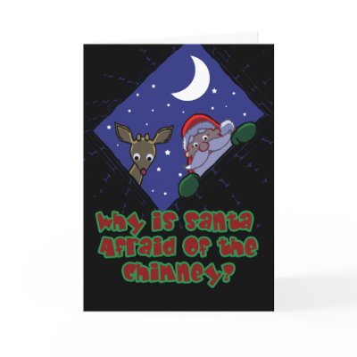 Claus-trophobic Greeting Cards by nassosvakalis